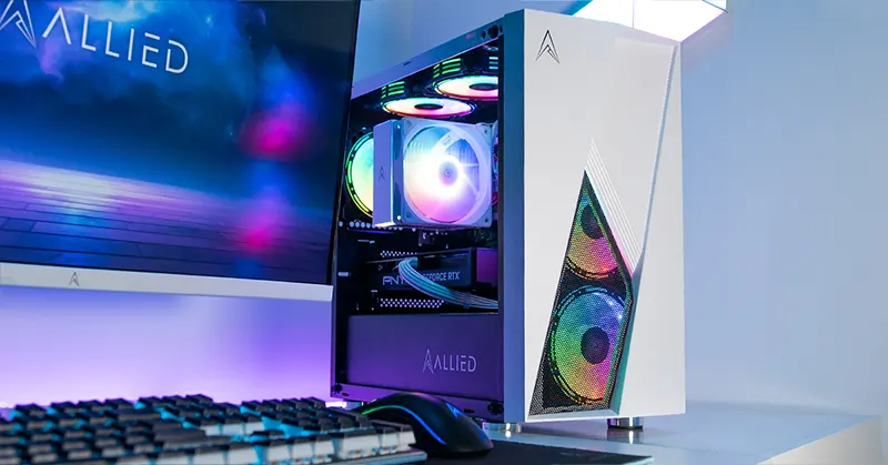 An Allied Stinger gaming PC with smart upgrades for budget gamers